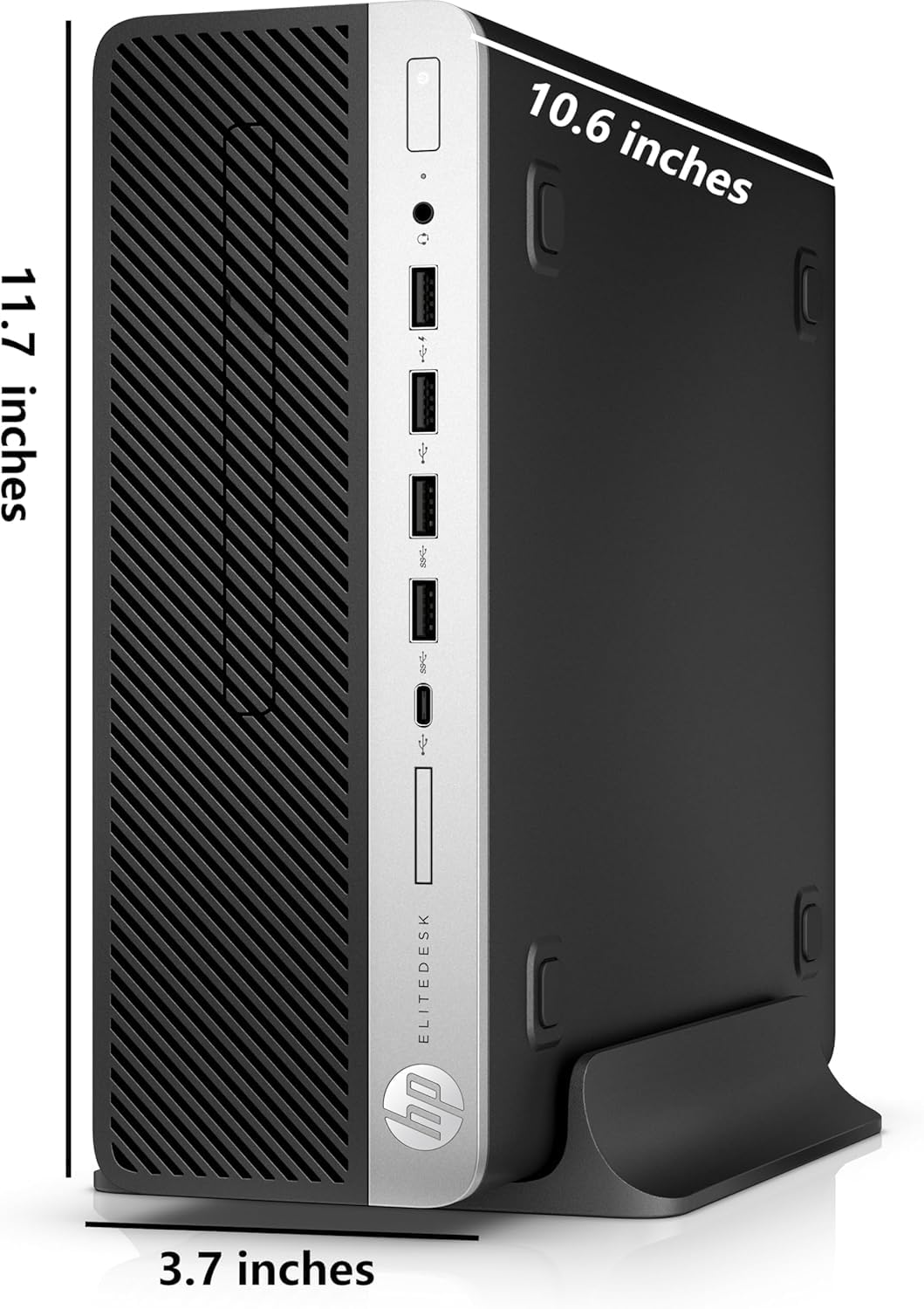 HP EliteDesk 705 G4 SFF, ordenador de sobremesa, AMD Ryzen 5 Pro 2400, 8 GB de RAM, SSD de 256 GB, WiFi, Bluetooth, teclado QWERTY de EE. UU., Windows 11 Pro (reacondicionado)