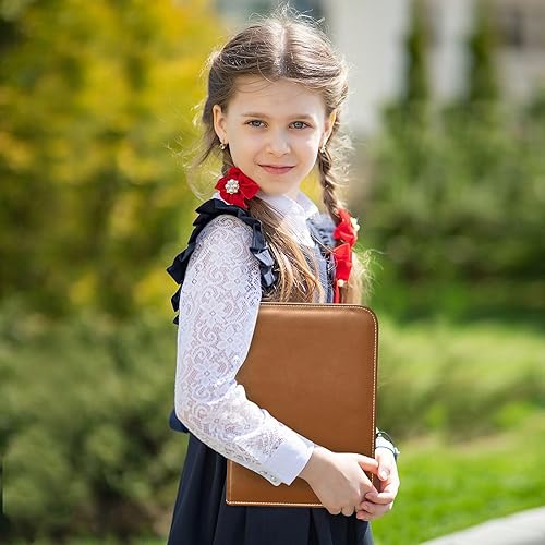 Miniatura 5 de Saddle Brown - Fundas para tarjetas coleccionables para carpeta de 3 anillas, álbum de tarjetas con 400 ranuras, ideal para varias tarjetas de juego