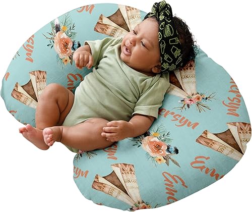 Miniatura 51 de Funda de almohada de lactancia para bebé, fundas suaves de lactancia con nombre, funda de almohada de lactancia materna para alimentación