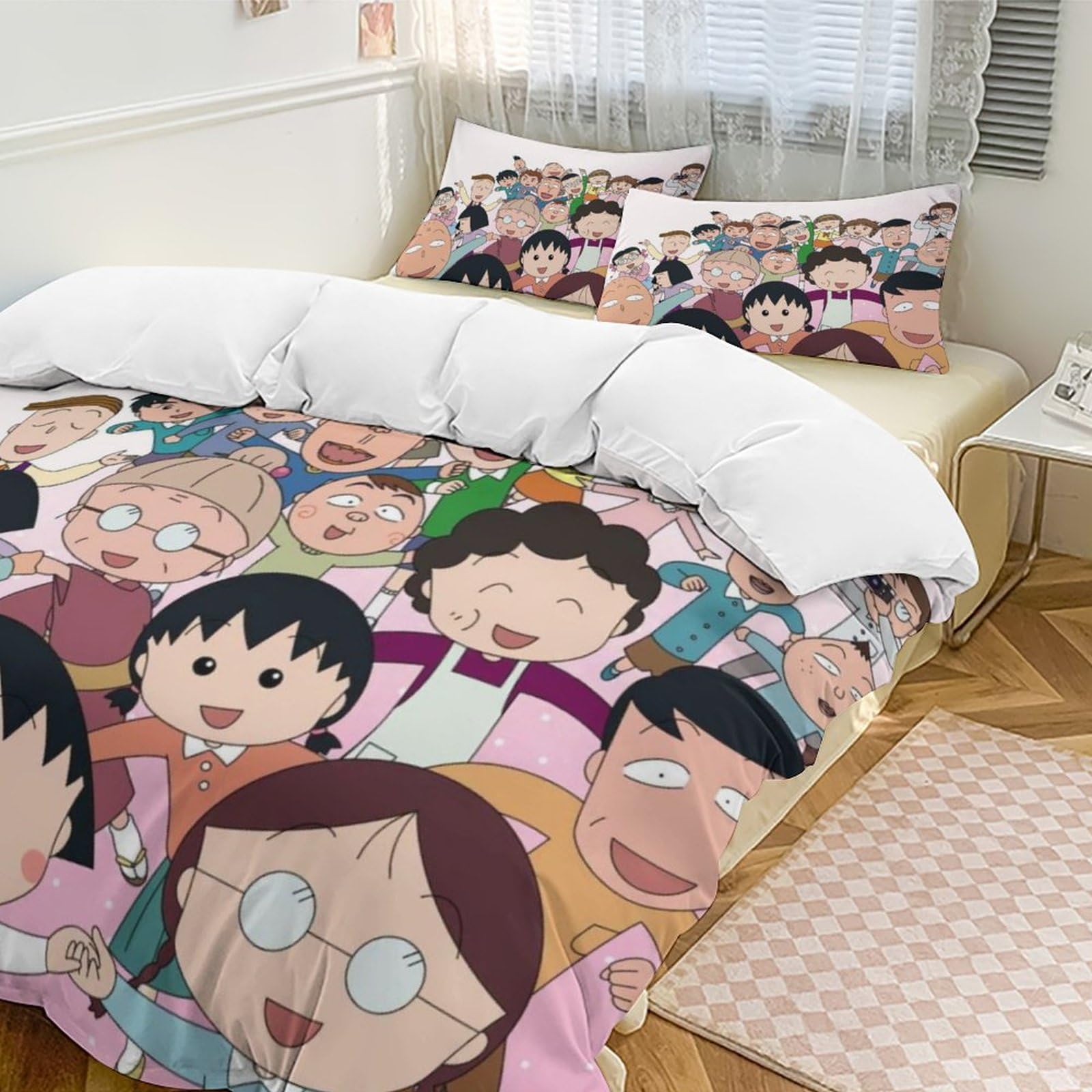 Amazon｜ちびまる子ちゃん 寝具セット シングル寝具カバーセット