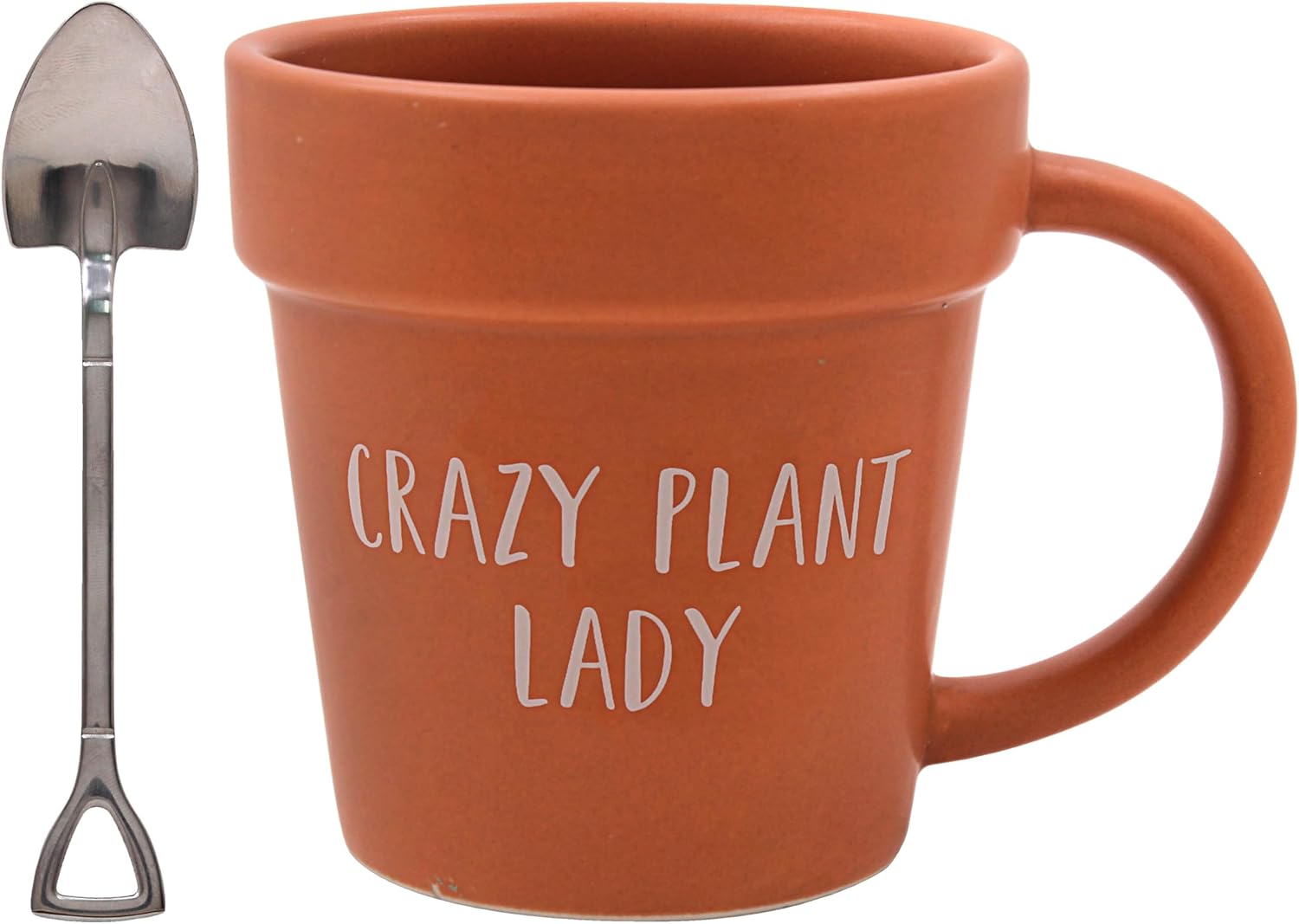 The Leonardo Collection Green Fingers Christmas Life's A Garden Mug & Spoon for Hot & Cold Drinks | Durable Coffee Cups for Home & Office | Easy-to-Hold Coffee Mugs for Beverages & Daily Use