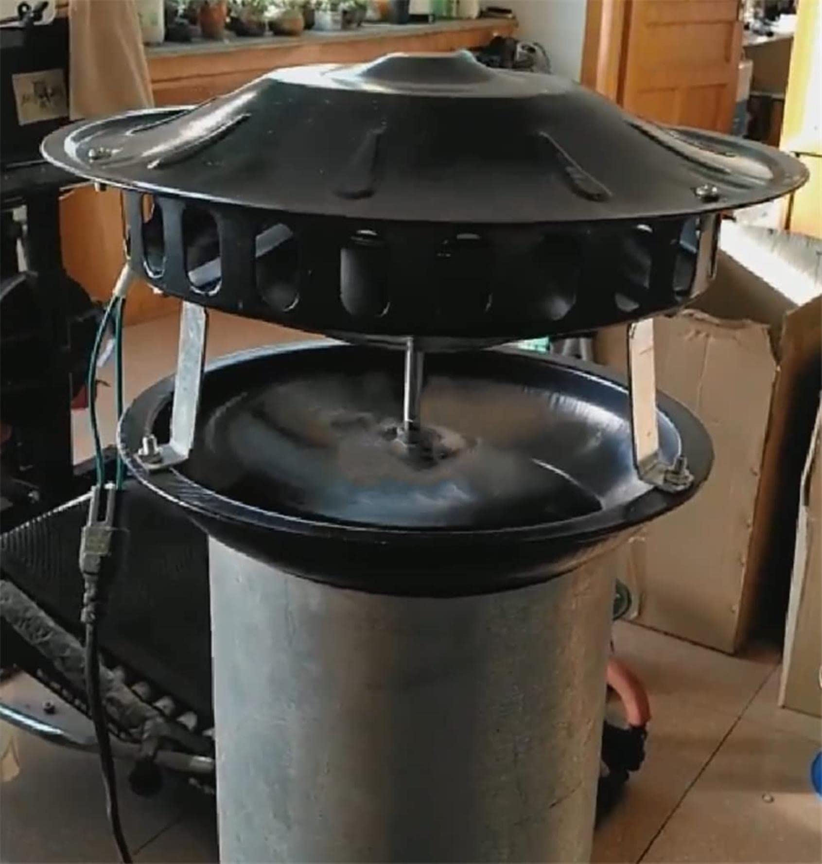 Machine à fumée ventilateur cheminée tirage induit CNPRAZ cuisine 60W