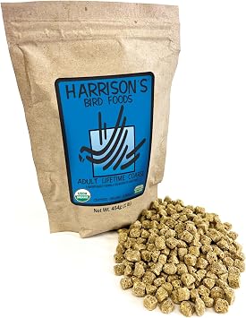 Harrisons Bird Foods Adult Lifetime Coarse, Certified Organic Non-GMO 1lb