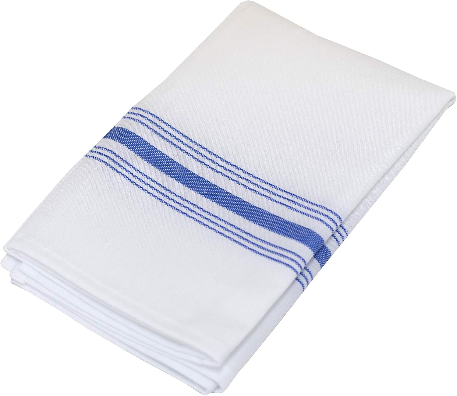 Milliken Signature Stripe Bistro Napkins - Assorted Colors - Set of 12 (Blue)