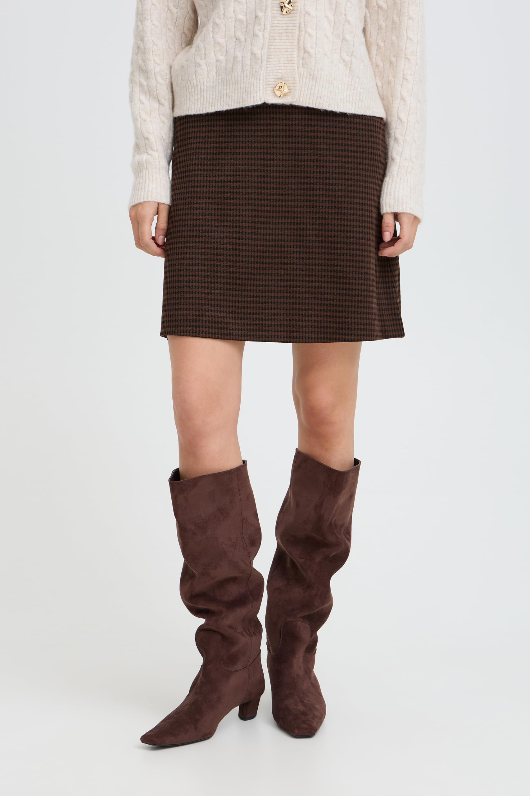 b.young Damen Casual BYROWAN Hohe Taille
