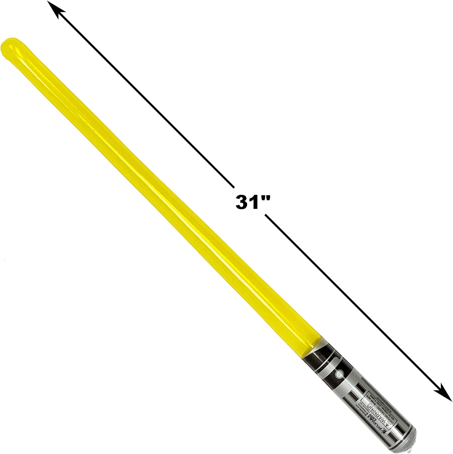 Pack of 10 Inflatable Light Saber Sword Toys - 2 Red, 2 Blue, 2 Green, 2 Purple, 2 Yellow lightsabers - pool, beach, party favors, larp, Halloween costume, give away, Christmas stocking stuffer image 5
