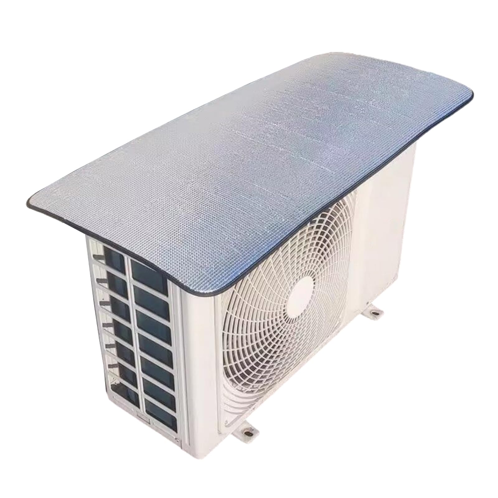 Cubre Aire Acondicionado Exterior,Cubierta Superior De La Unidad Exterior del Aire Acondicionado,Funda para Aire Acondicionado Exterior,LáMina Aluminio,con 4 Imanes,para Uso DoméStico