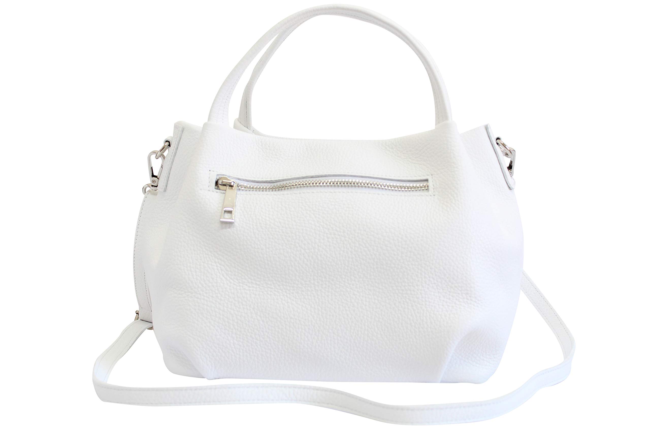 AMBRA Moda Damen handtasche Henkeltasche Schultertasche aus Echtleder GL023