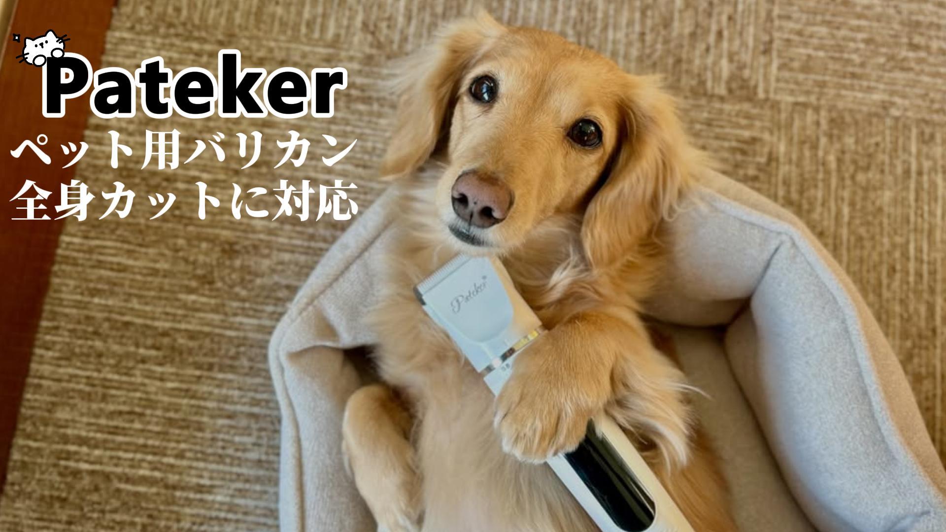 Amazon.co.jp: 【全身カット対応】pateker 犬 バリカン 猫 バリカン