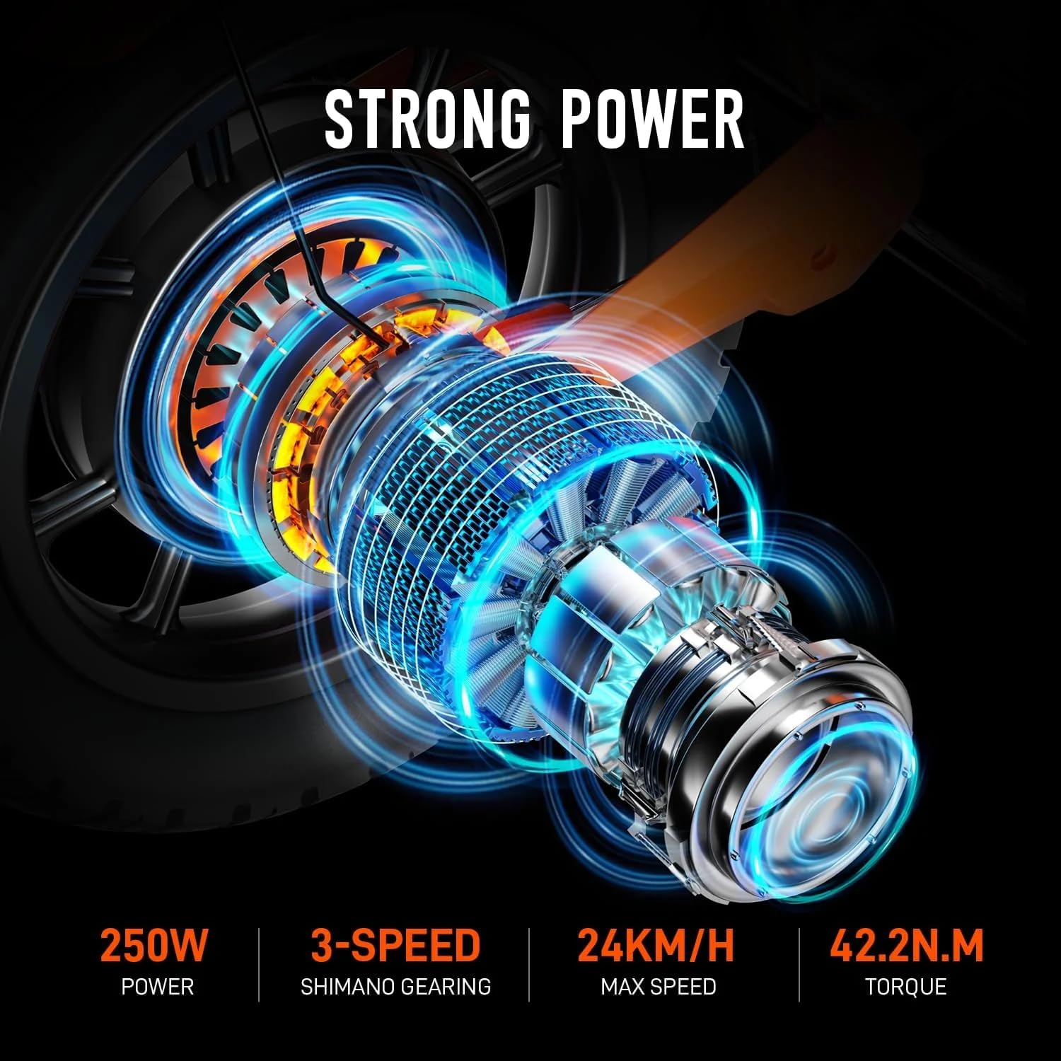 HYPERGOGO S9 Plus Elektro Motorrad Kinder, Elektromotorrad für Kinder 6-12 | Mit 3 Geschwindigkeiten, bis zu 16 km/h, 30 km Reichweite und 14-Zoll-Luftreifen (Schwarz)