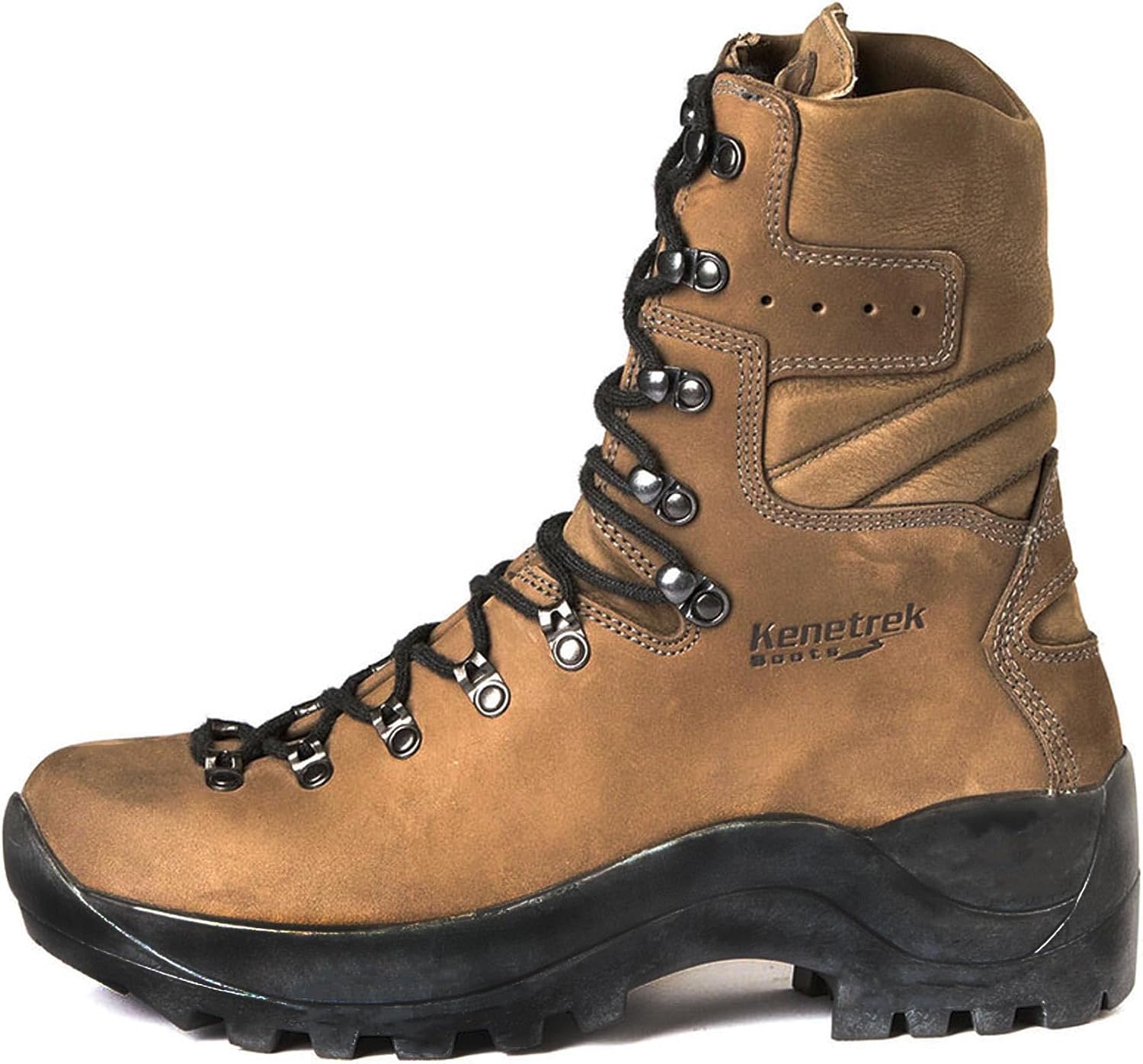 Kenetrek Men's Wildland Fire Boots | 10" Fire Resistant Leather Heavy Duty Boots with 7mm Nylon Midsole & Kevlar Stitching