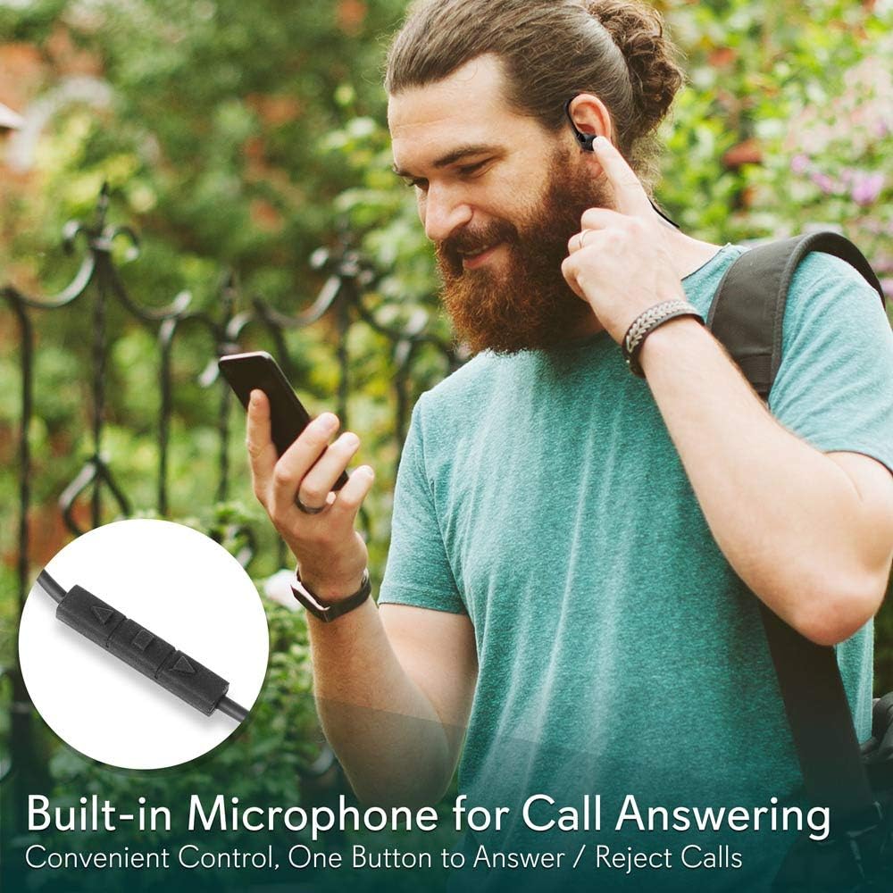 Super Deal Product in Ear Wireless Bluetooth Headphones - Waterproof Black Cordless Sports Earbuds Headset Earphones, Ear Buds Wireless Headphones w/Microphone for Audio Video Running Gym Workout Gaming - Pyle PSWPHP43