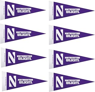 NCAA Rico Industries Mini Pennant Set 4" x 9" Felt Mini Pennant Team Set (Includes 8 Pieces)
