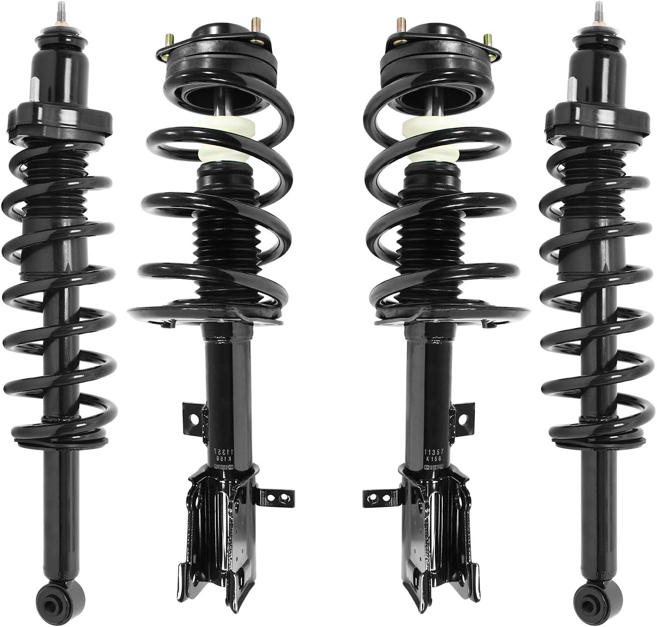 4-11357-15550-001 4 Wheel Complete Strut Assembly Kit 2009-2010 Dodge Journey
