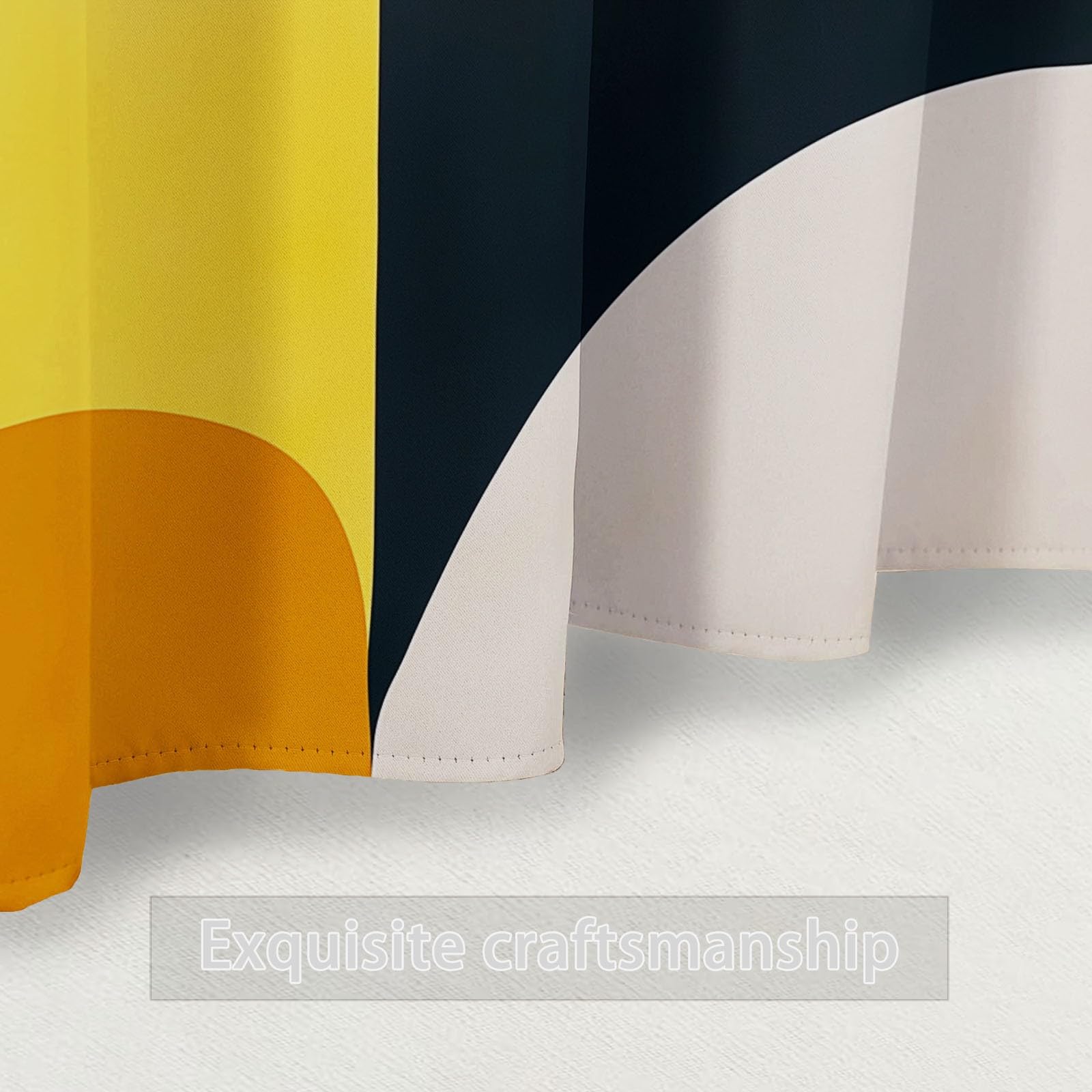Rideaux Isolants 110L X 215H cm (2 Panneaux), Motifs Géométrie Simple, Tenture Opaque Gris Clair pour Grande Chambre Coloré