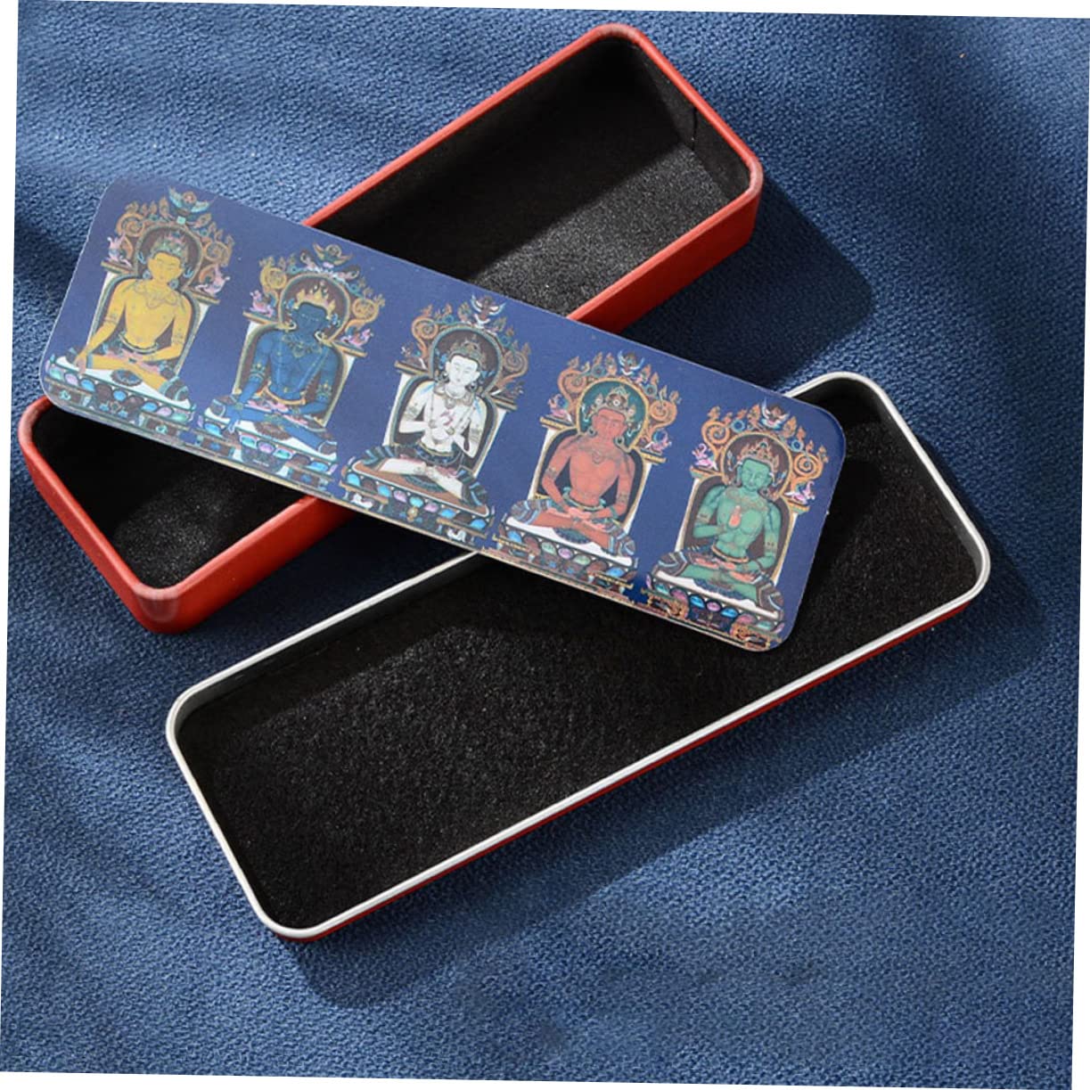 Cabilock 3 Pz Scatola Di Incenso Organizer Per Contenitori Di Incenso Porta in Ferro La Festa Di Eid Mubarak Favorisce Dipinto Ferro Battuto Buddista