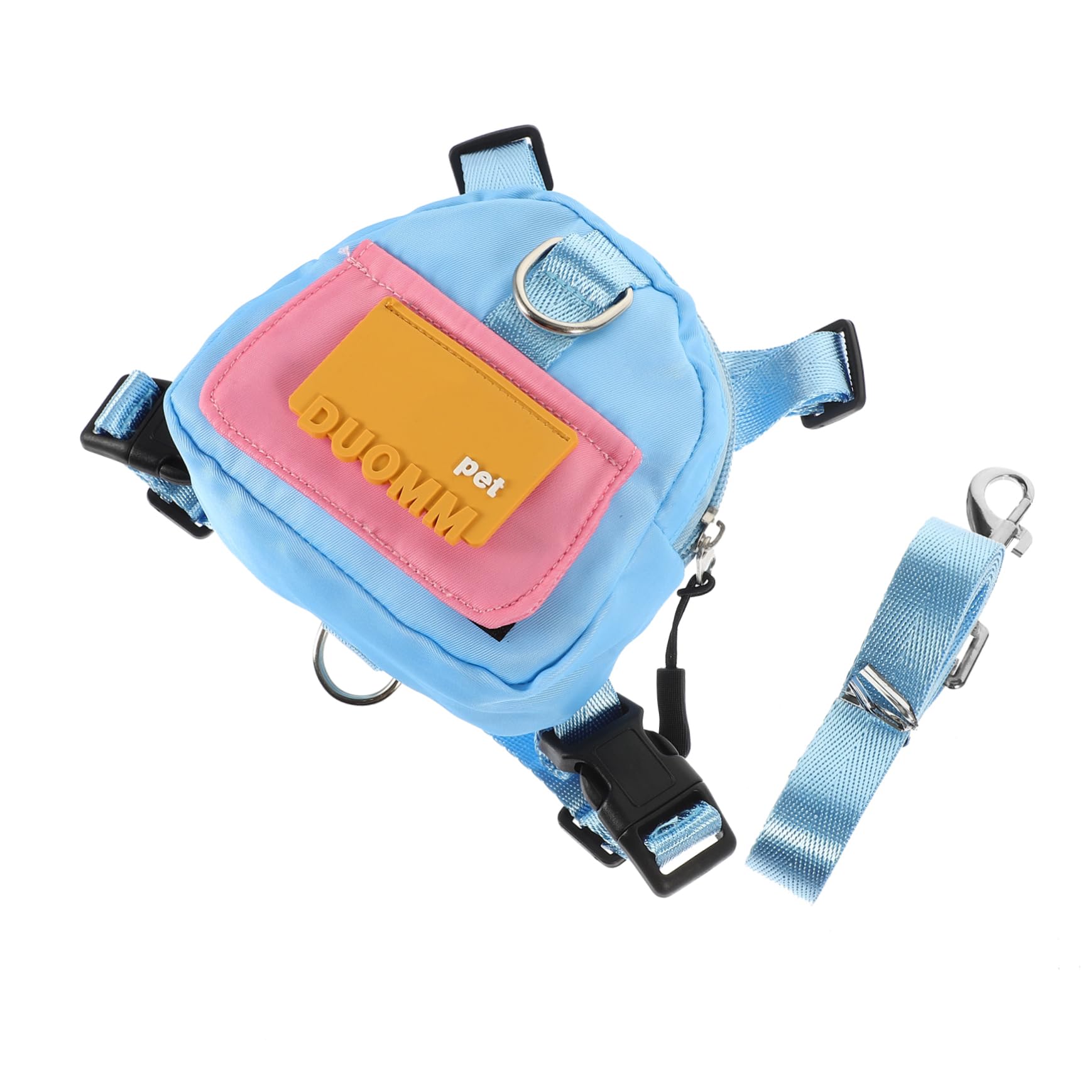 HOLIDYOYO Dog Carrier Bag Supplies Puppy Harness Backpack for Travel Pet Self-Carrier Waste Bag Adjustable Harness for Outdoor Activities