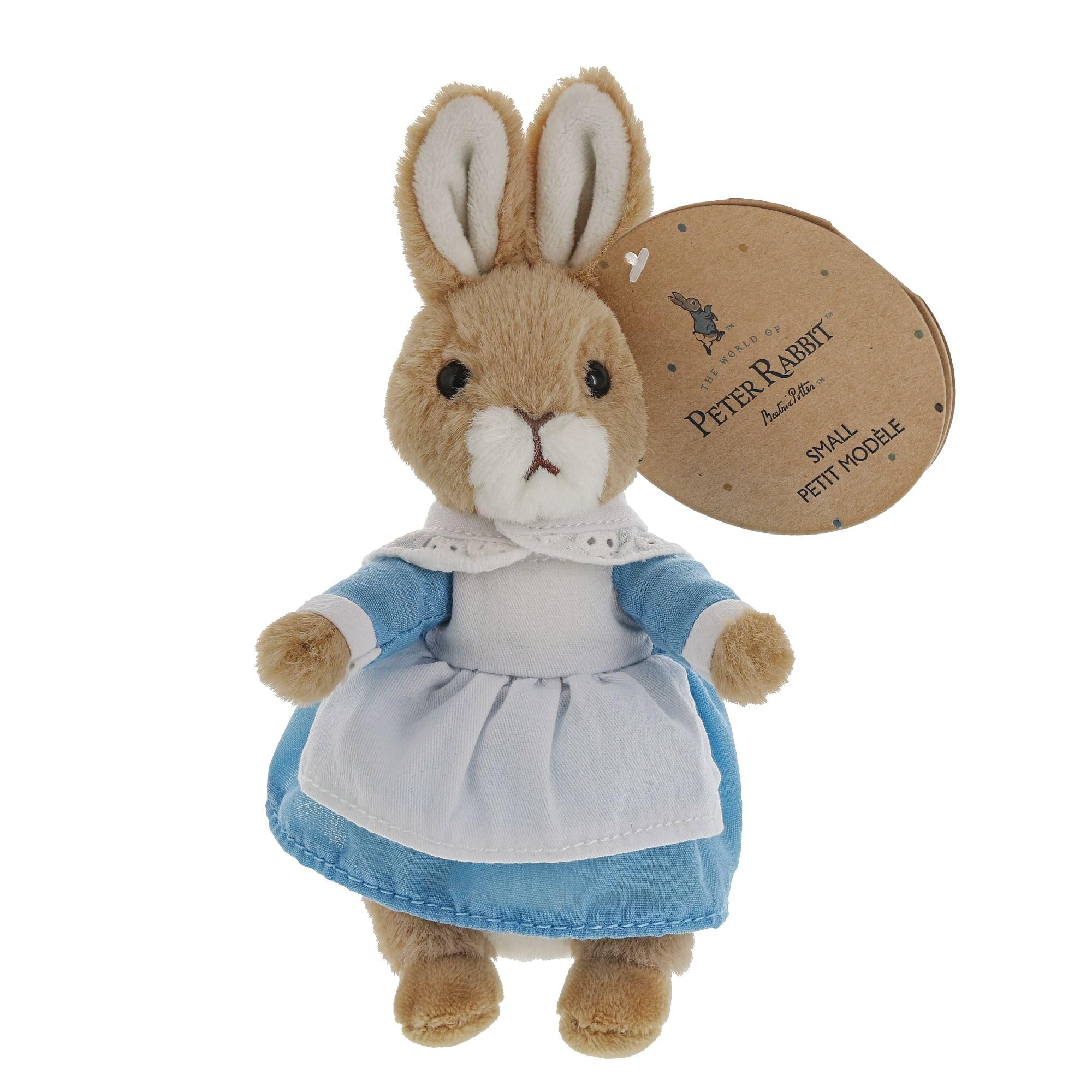 Enesco Beatrix Potter Mrs Rabbit Small Soft Toy, Multicoloured, height 16cm - Image 3