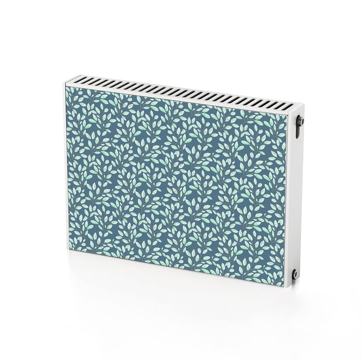 Autocollant de radiateur pour dissimuler un chauffage blanc grâce au tapis magnétique 80x60
