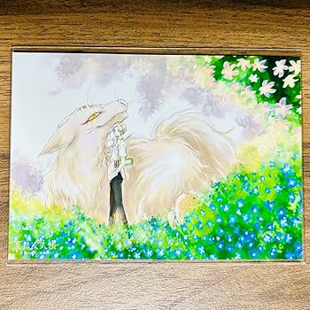 Amazon.co.jp: 夏目友人帳 ブロマイド 原作 原画 夏目 斑 ニャンコ先生