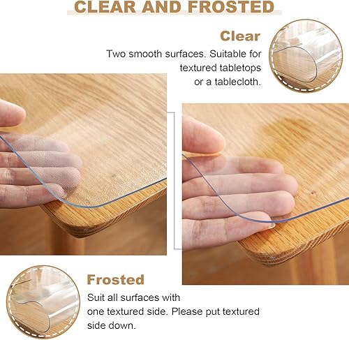 Miniatura 4 de LovePads- Cubierta transparente para mesa, cojín de escritorio, protector de mesa.