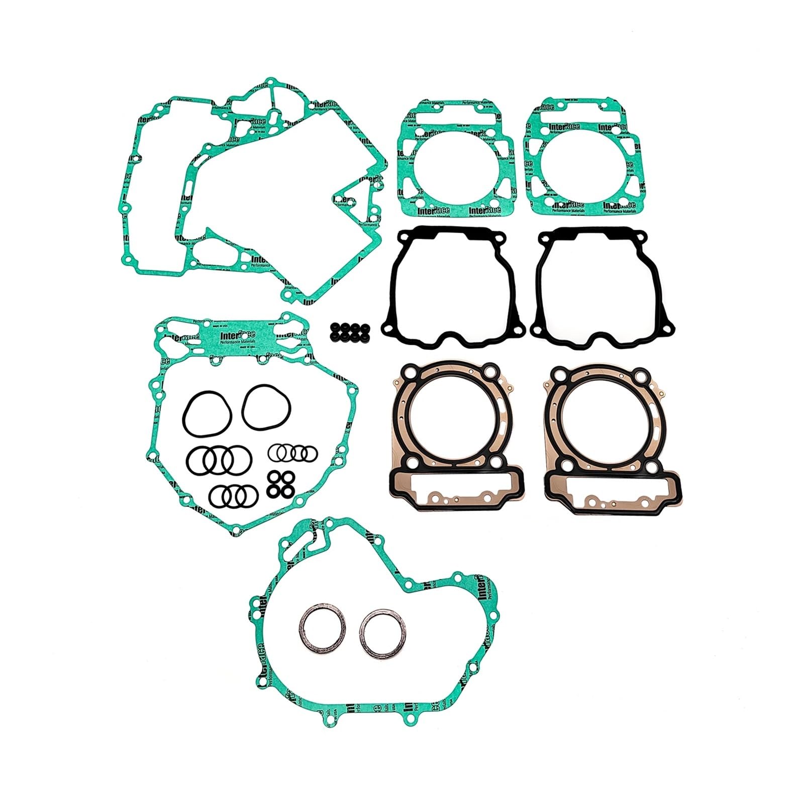 Junta de junta de alta resistencia para quad de 2 cilindros kit de estanqueidad para ATV UTV 6