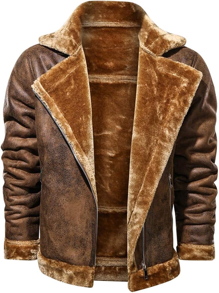 Men Leather Jackets,Vintage Classic Leather Zip Up Zimbabwe | Ubuy