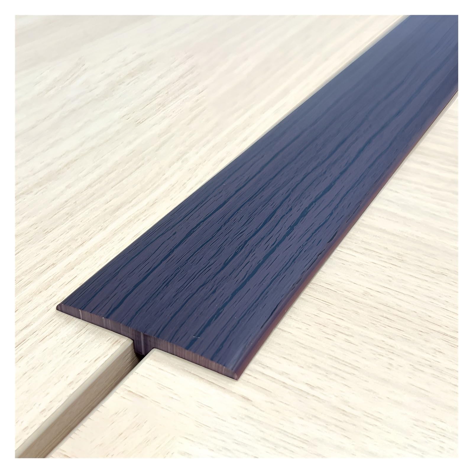 PVC Self Adhesive Floor Transition Strip, T Molding Floor Cover Strips, Cuttable Door Threshold Strip, For Door/Tile/Floor(Blue,5CM*1.0M(3.3Ft))
