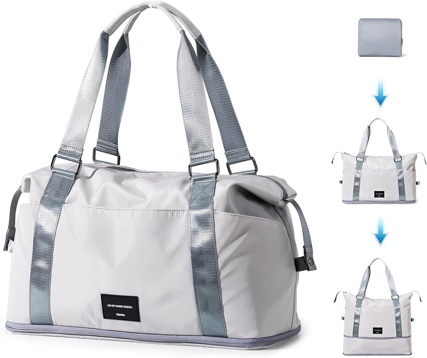 Hanke Expandable Tote Bag Foldable Duffle Bag