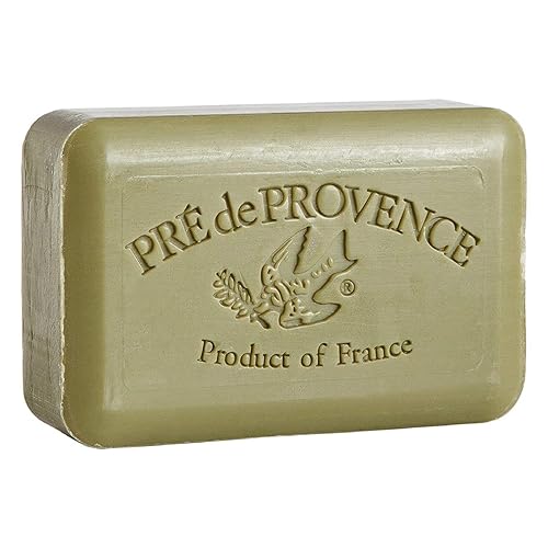 Pre de Provence - Barra de jabón francesa artesanal enriquecida con manteca de karité aceite de oliva 250 g
