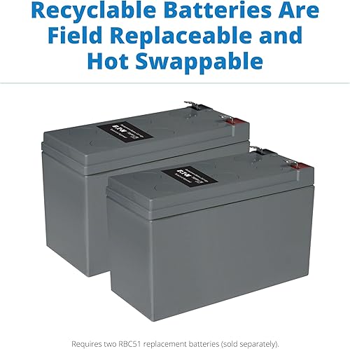 Miniatura 7 de Sistema de alimentación ininterrumpida, de la marca Tripp Lite, AVR, 120 V, con pantalla LCD, USB y coaxial RJ45 Negro