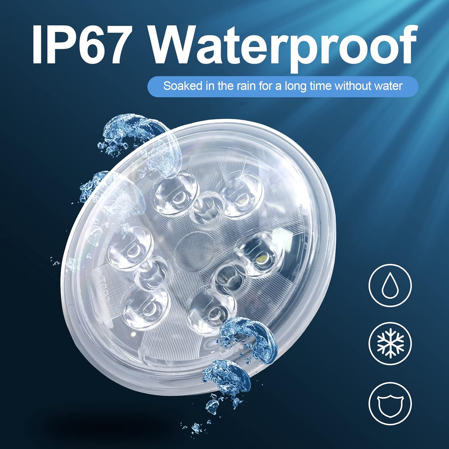 PAR36 LED Light White Aviation Grade Aircraft Landing Light Taxi Light Tractor Farming LED Work Lamp