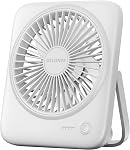 Otlonpe Personal Portable Desk Fan, 4000mAh Small Rechargeable Portable Fan Battery Operated & USB Powered for Travel Sleeping Bedroom Office Home Table, Cordless, Quiet, 4-Speed, 6.5 Inch (Black)