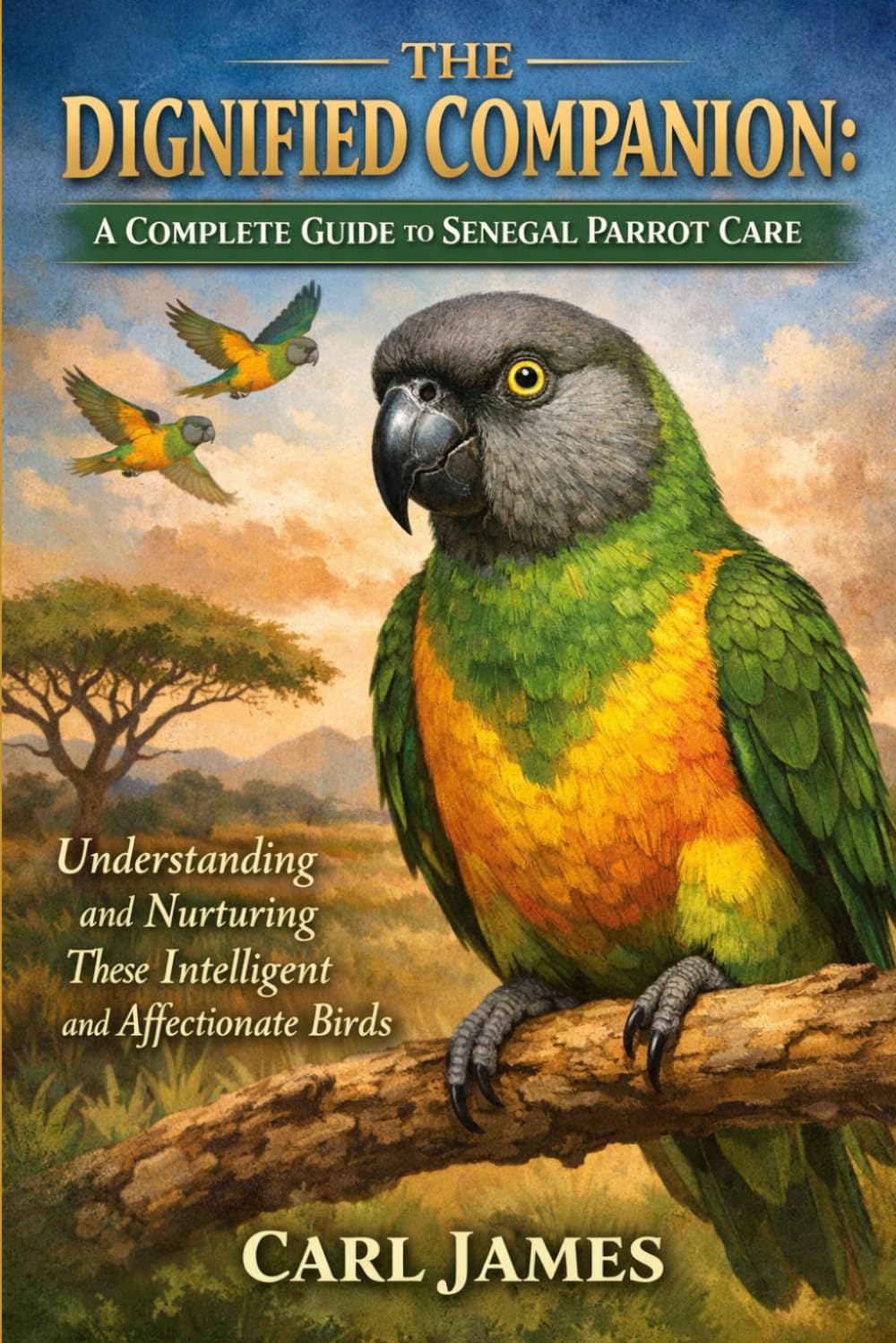 THE DIGNIFIED COMPANION: A COMPLETE GUIDE TO SENEGAL PARROT CARE: Understanding and Nurturing These Intelligent and Affectionate Birds