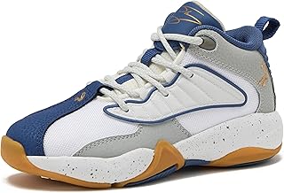 SHAQ Speed Demon Mid Kids Basketball Shoes for Boys and Girls, Kids and Youth High Top Boys Sneakers Size 11 to 7 Little or Big Kid Shoes