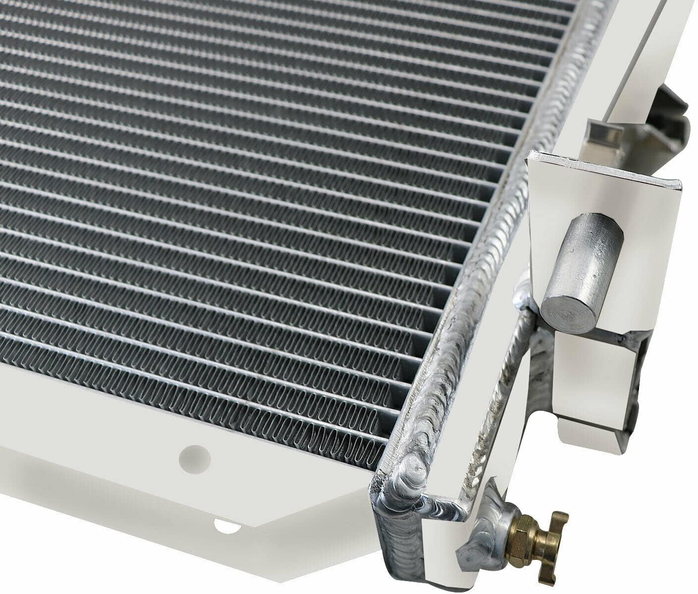 4 Row Core Aluminum Radiator for 2005 2006 2007 2008 2009 2010 2011 2012 2013 2014 Ford Mustang Base/GT/Shelby GT 4.0L V6 4.6L 3.7L 5.0L V8 Manual All AA5052 Aluminum Radiador