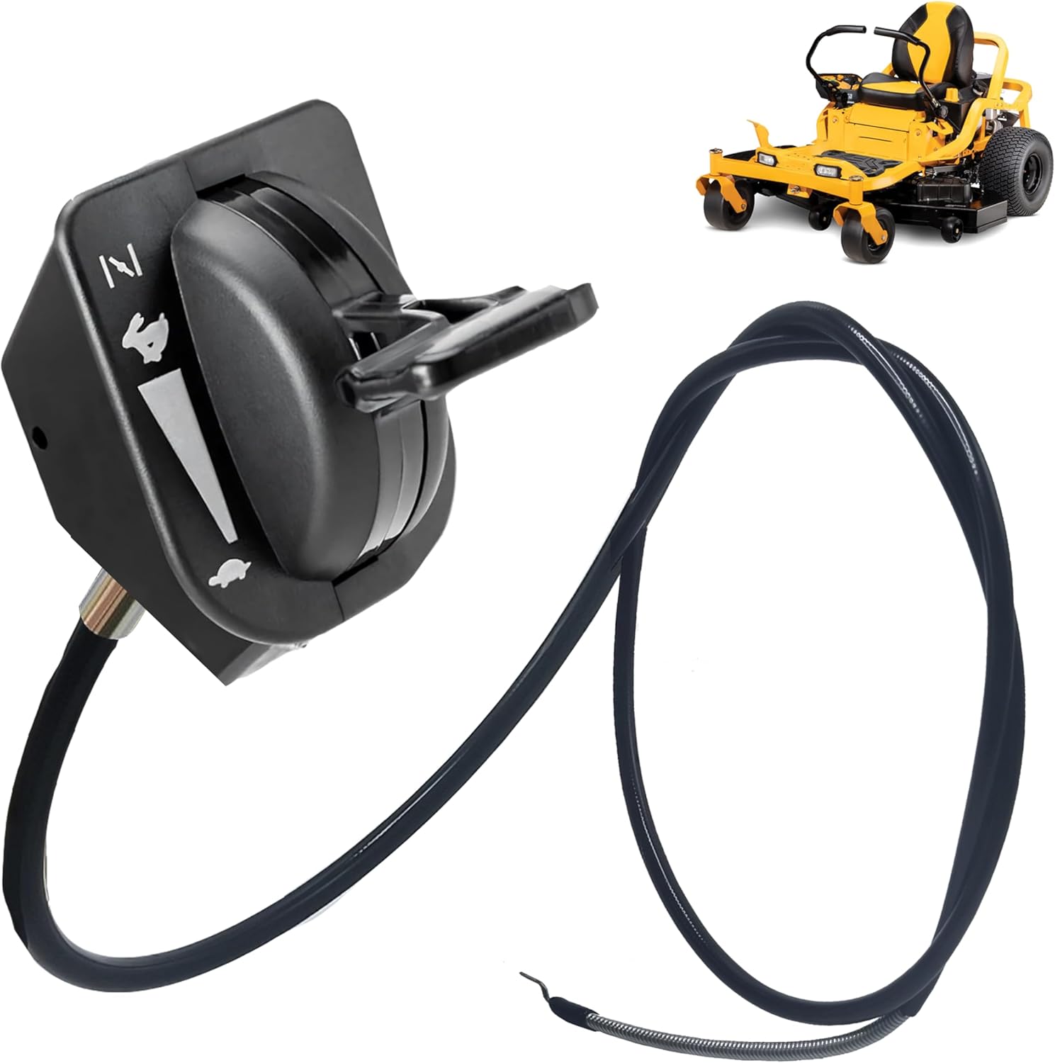 746-06891 746P06891 51" Throttle Cable Compatible with CUB Cadet ZT1-42 46 50 54,ZT2-60,ZTS1-42 46 50,ZTS2-50 54 60,ZT1-40 42 50 54 KH FAB,ZTS1-42 46 60 KH FAB