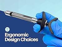 Vista 7 de Jeringa dental 0.1 fl oz de acero inoxidable Jeringa de inyección dental Instrumento dental por ARTMAN