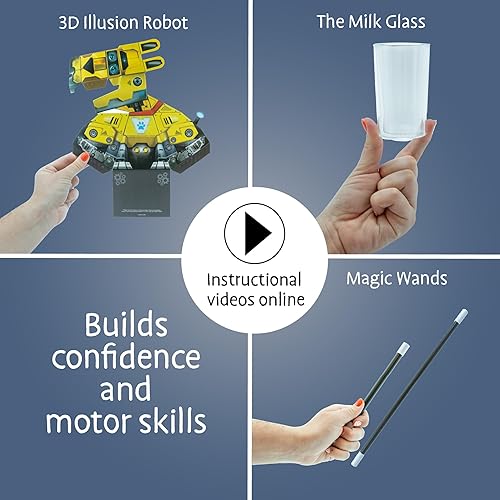 Miniatura 4 de La ciencia es magia - Más de 30 trucos de magia de ciencia fáciles de aprender - Es magia por Hanky Panky Toys - Aprendizaje STEM - para niños y