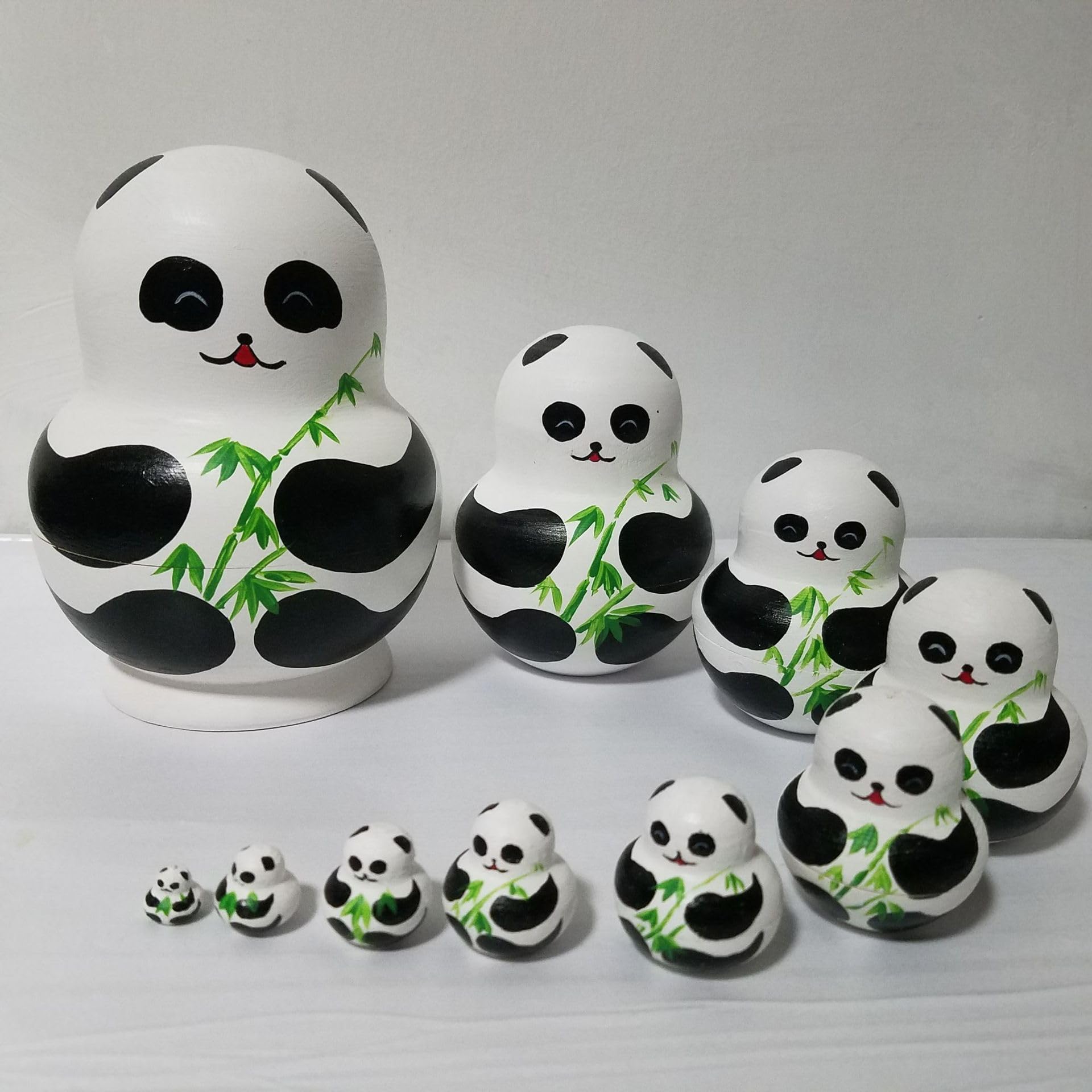 Poupées Gigognes Canard En Bois – 10 Pièces Empilables Matryoshka – Déco Russe, Jouet éducatif Et Collectible