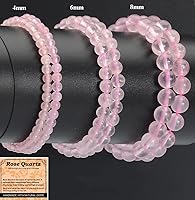 Vista 121 de MASSIVE BEADS Pulsera elástica de yoga hecha a mano con piedra natural, cristal curativo, energía, regalos para adultos unisex de 0.157 in, 0.236