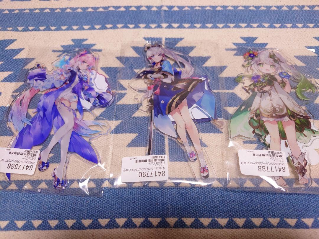 Amazon.co.jp: 原神 C102 火ノ そらねこよほう アクリルスタンド 3個 