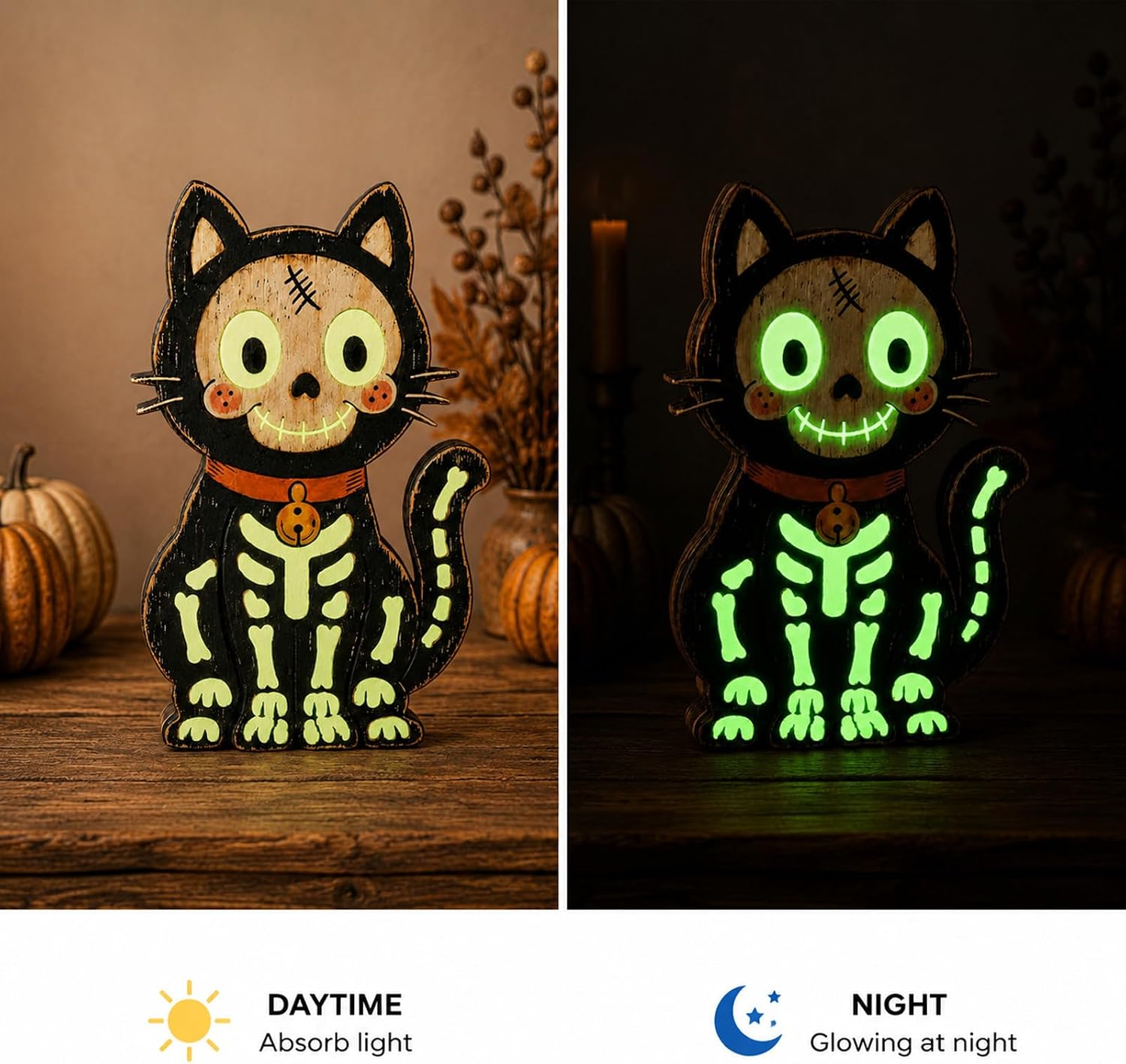 Detail Halloween Wooden Display Piece for Tiered Trays, E
