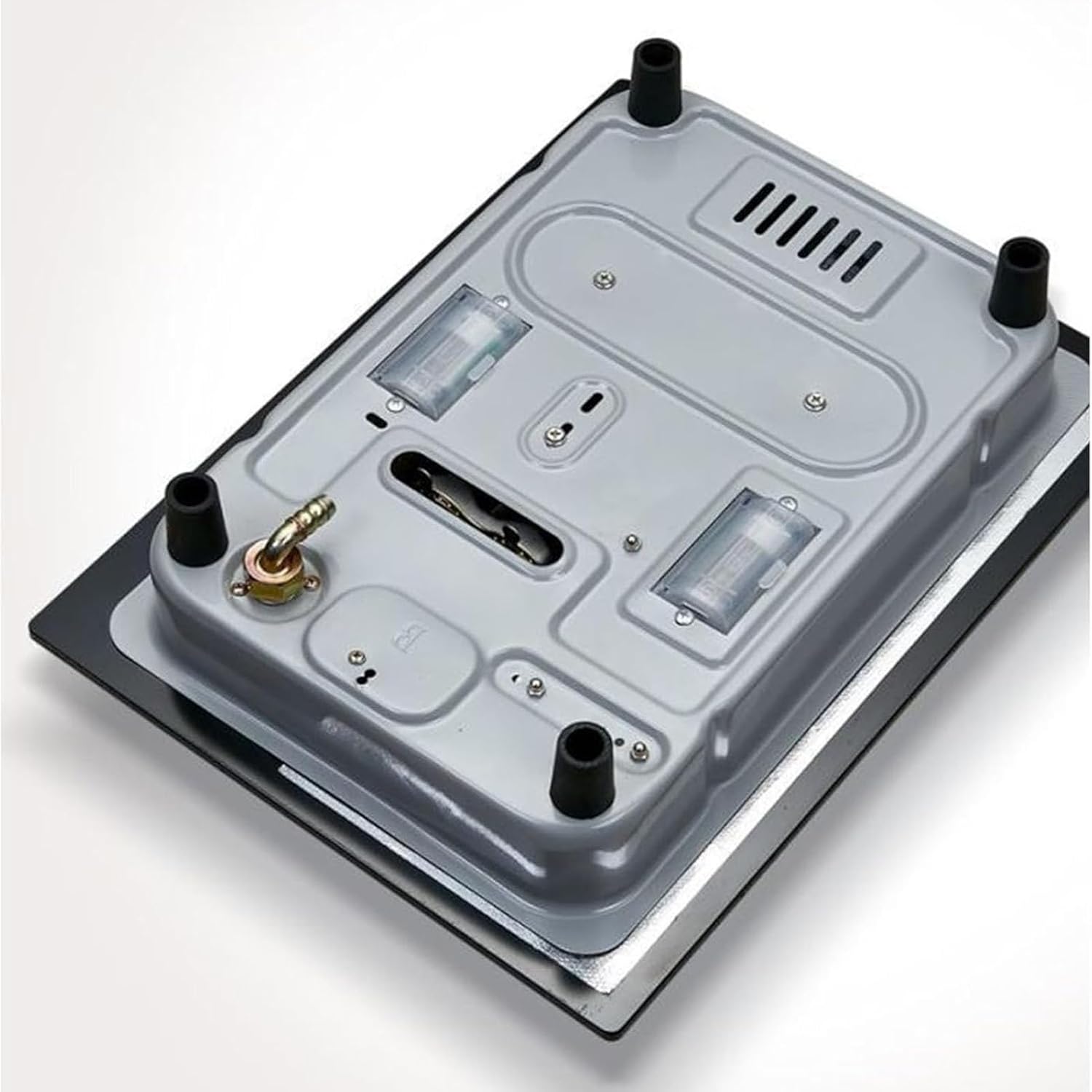 Gas Cooker - Single Stove, Stainless Steel 9 Cavity Fire Burner, Embedded Desktop High Flame, with Flameout Protection(NG)(LPG)