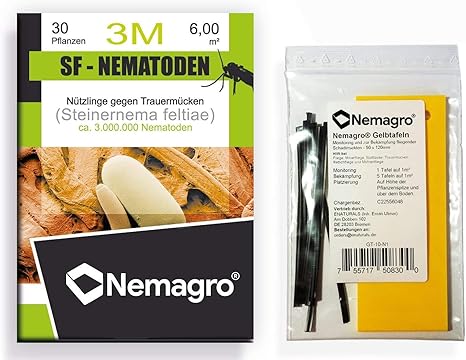 Nemagro® Kombipack - SF Nematoden 3M Gelbtafeln (3mio 30 Pflanzen ...