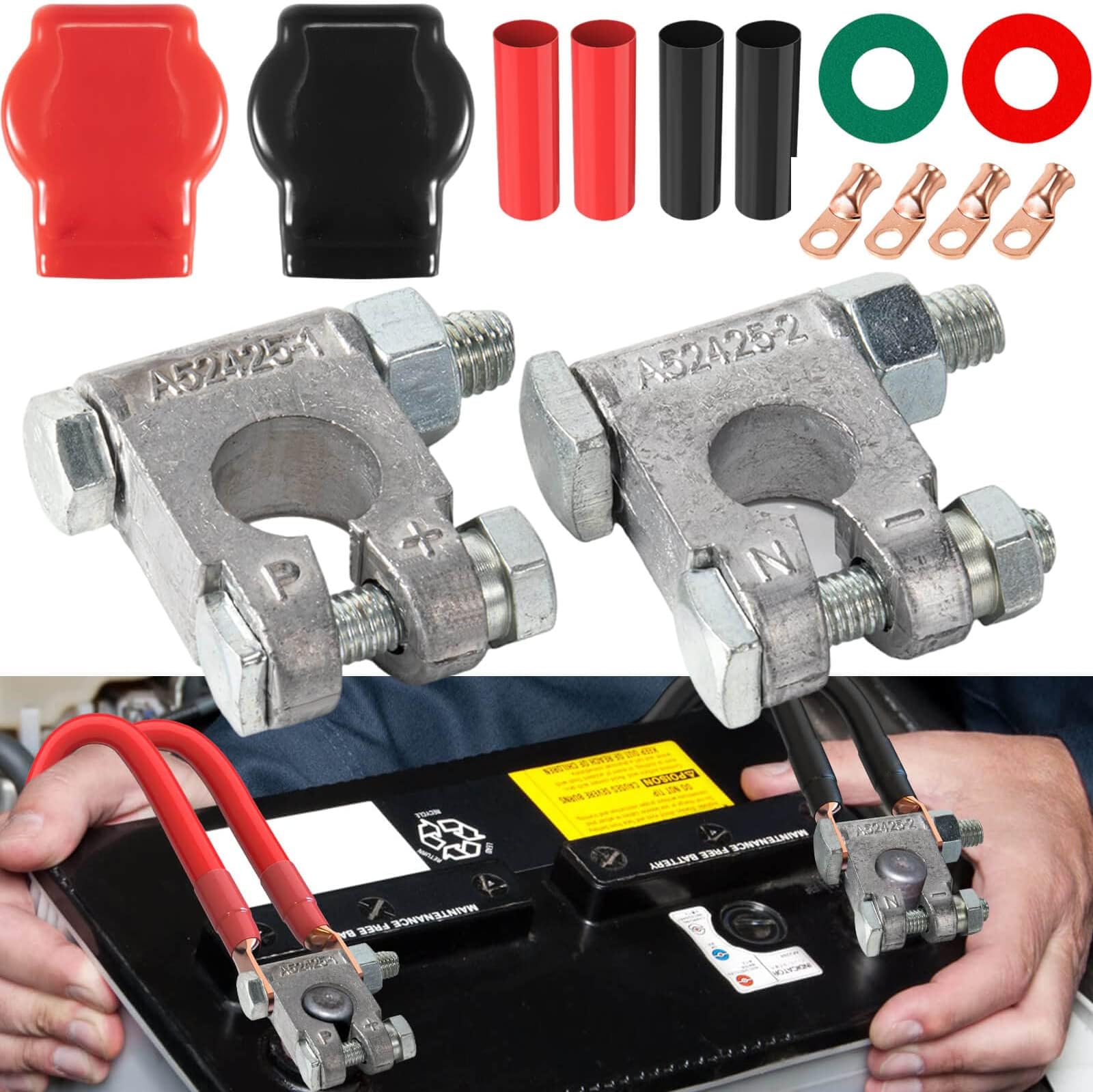 Battery Terminal Connectors Kit