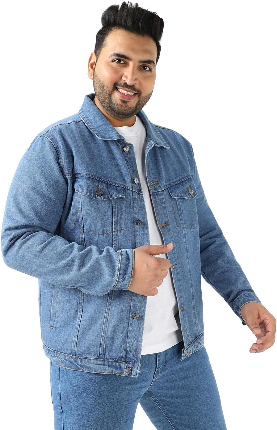 Men plusjaktp Denim Jacket (pack of 1)