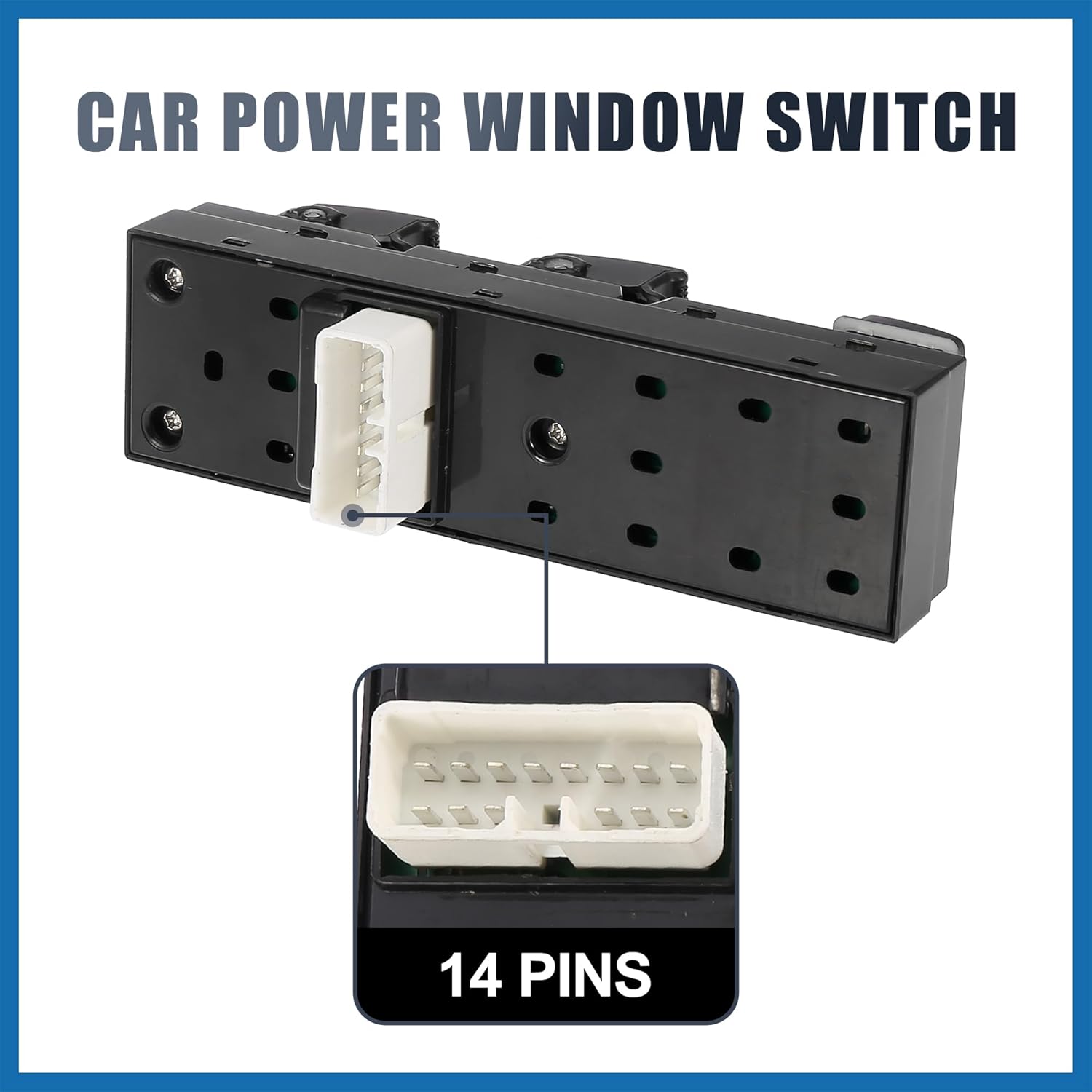 Master Driver Side Power Window Switch with Tool Window Control Switch for Kia Sportage 2005-2009