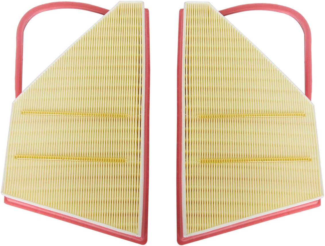 2 Filter Set for Bentley Continental GT GTC Flying Spur W12 Replace 3W0129620B & 3W0129620C