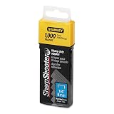 Stanley TRA704T Sharpshooter Heavy-Duty Tacker Staples, 1/4-Inch Leg Length, 1000/Box – view 3